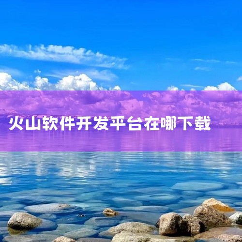 有。在浏览器搜索火山软件开发平台专业版就可以下载专业版本。火山软件开发平台是一种目的硬件设备无关、目的软件环境无关、易学易用实用、完全本地化的软件快速开发平台。,
